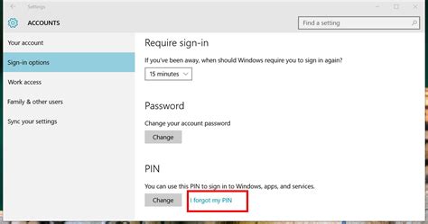 How To Change The Pin In Windows 10 Windows Central