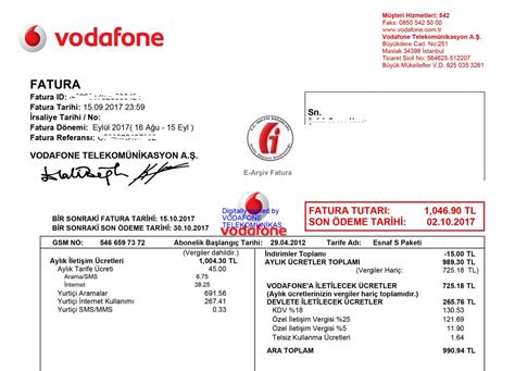 Vodafone Fatura Ödenmezse Ne Olur Ne Zaman Kapanır Bildirimlerim