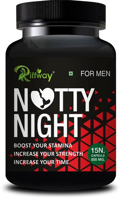 Riffway Notty Night Natural Capsule For Long Timing Bigger Harder Male