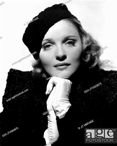 Anna Sten Publicity Portrait On Set Of The Film We Live Again 1934