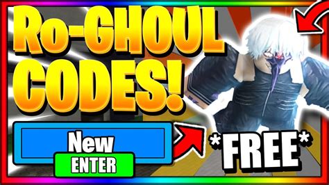 Be careful when entering in these codes, because they need to be spelled. ALL *NEW* RO GHOUL CODES! NEW UPDATE CODES (ROBLOX CODES ...