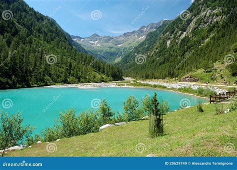 Summer Alpine Mountain Lake Landscape Stock Image Image Of Rocks