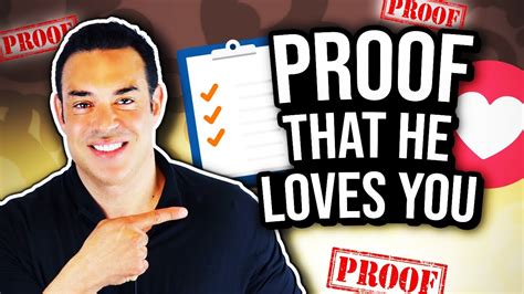 Signs That He Loves You Proof When You Need To Be Absolutely Sure Dating Advice Youtube