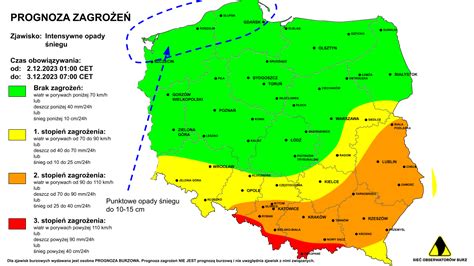Ostrze Enie Pogodowe Przed Intensywnymi Opadami Niegu Na
