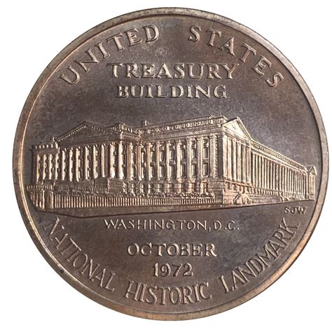 Medal United States Treasury Building United States Numista