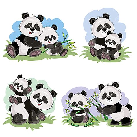 Giant Panda Cuteness Bear Clip Art Cartoon Panda Baby