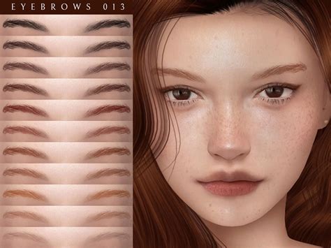 Eyebrows 013 Lutessasims Sims 4 Cc Makeup Sims 4 Cc Skin Sims 4