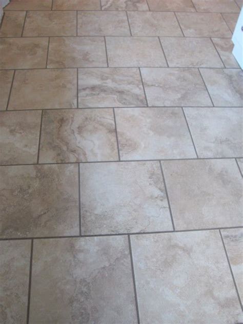 Use A Square Tile With A Brick Set Joint Pattern Tile Floor