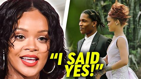 Rihanna Speaks On Getting Married With Asap Rocky Youtube