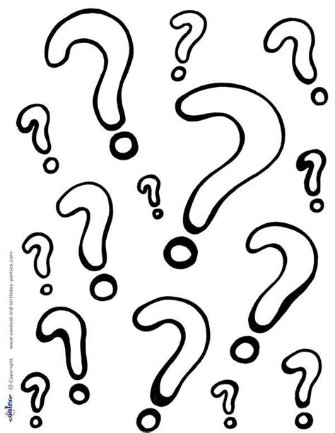 Question Mark Coloring Page At GetColorings Com Free Printable Colorings Pages To Print And Color