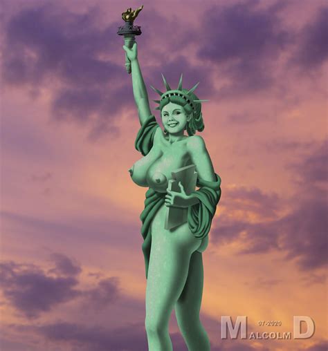 Lady Liberty 🗽 By Malcolmd Hentai Foundry