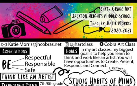 Jackson Heights Art Classes Middle School Art