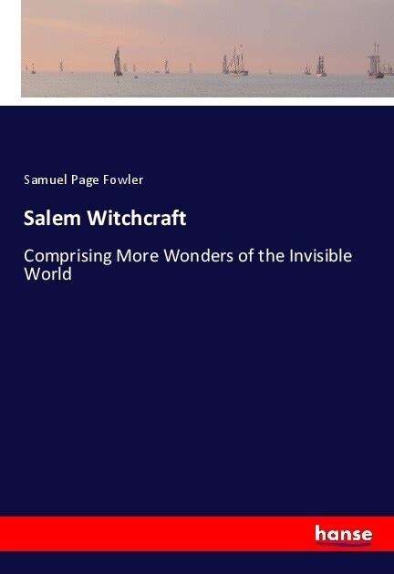알라딘 Salem Witchcraft Comprising More Wonders Of The Invisible World