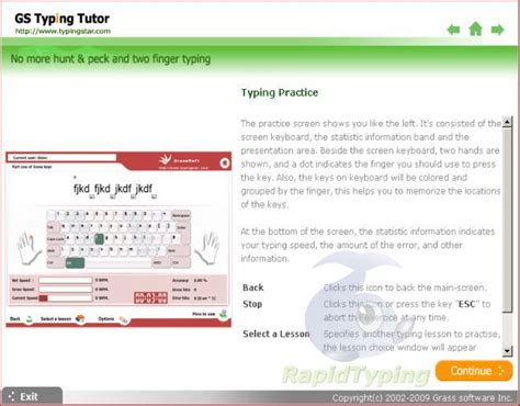 Typing Tutor Software Gs Typing Tutor