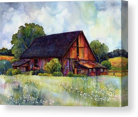 Purchase A Canvas Print Of The Painting This Old Barn By Hailey E