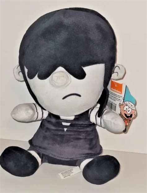 Nickelodeon The Loud House Lucy Plush 10 Doll Sitting Big Head Toy
