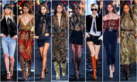 Saint Laurent Spring 2020 Collection Runway Fashion Paris Fashion Week