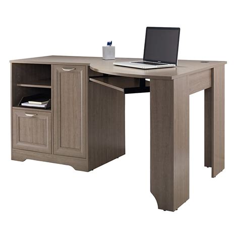 Smooth realspace magellan collection corner desk in gray. Realspace Magellan 60"W Corner Desk, Gray | Grey desk ...