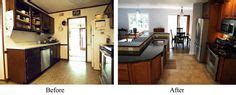 Mobile Home Remodel Before And After Home Design And Decor Reviews