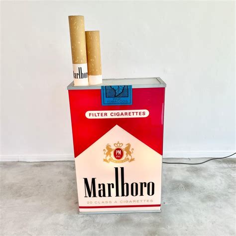 massive vintage marlboro light up cigarette pack at 1stdibs marlboro lights marlboro
