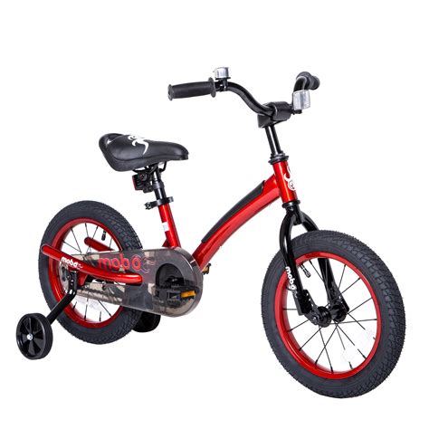 Mobo First 14 Inch Bike For Kids With Training Wheels Boys And Girls