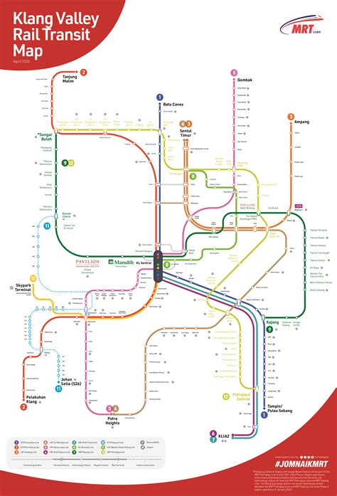 Klang valley malaysia rail transit map. Travel With MRT - MRT Corp