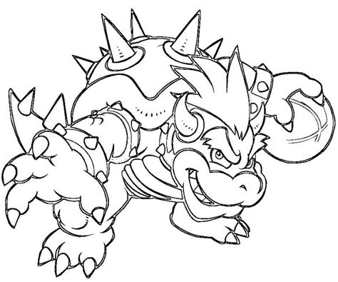 Bowser Coloriage Luxe Galerie Bowser Coloring Bowser Coloring Pages