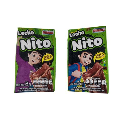 Leche Nito Bimbo Chocolate 236ml Súper La Mas Chiquita