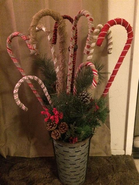 i made these from dollar tree candy canes super easy christmas crafts sewing primitive