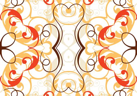 Orange Swirl Background Vector Download Free Vector Art Stock