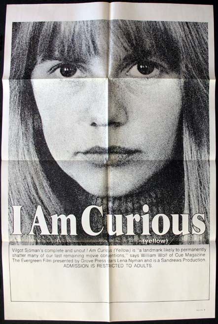 I Am Curious Yellow Movie Poster 1968 Exploitation Movie Posters