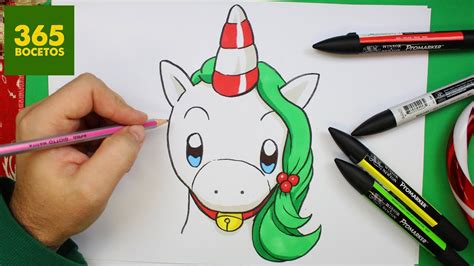 365bocetos Como Dibujar Un Unicornio Kawaii Emsekflol Com