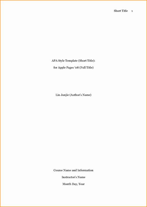 Cover Page Of Apa Style Paper 100 Cover Letter Samples
