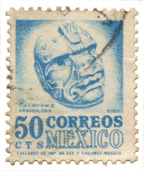 Vintage Mexican Postage Stamp