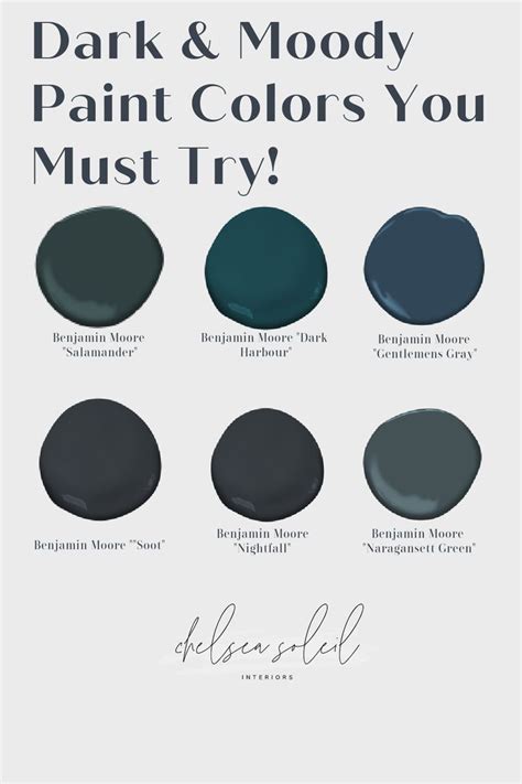 Dark And Moody Paint Colors You Must Try In The Next Few Years To