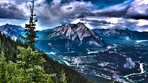 Wallpaper Canada Beautiful Nature Landscape Mountains
