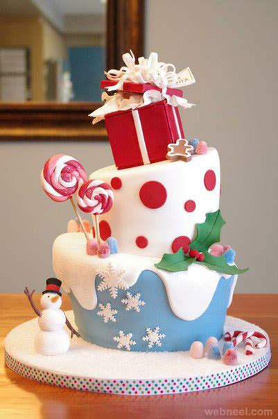 Our christmas starters, edible christmas gifts and christmas dessert ideas have got you covered. 25 Beautiful Christmas Cake Decoration Ideas and design ...