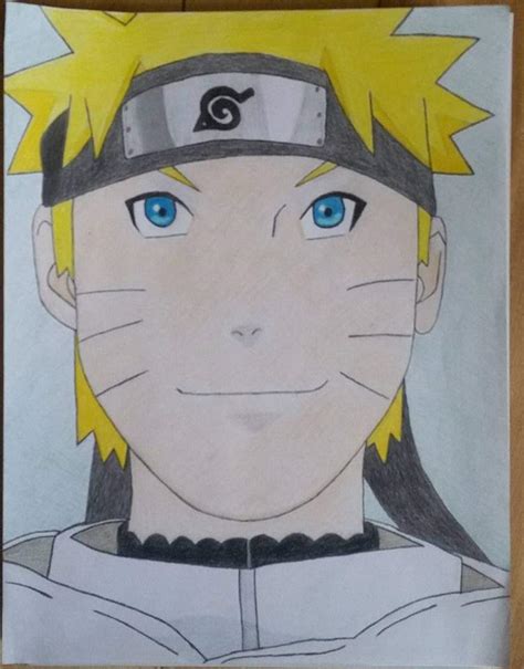 Uzumaki Naruto Drawing I Did A While Ago I Dont Draw Very Often But I