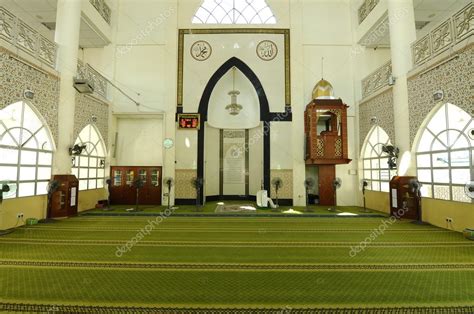 Interior Of The New Mosque Of Masjid Jamek Jamiul Ehsan Aka Masjid