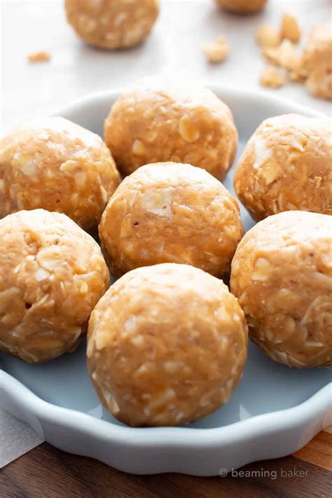 no bake peanut butter coconut balls vegan gluten free protein balls nutrition line