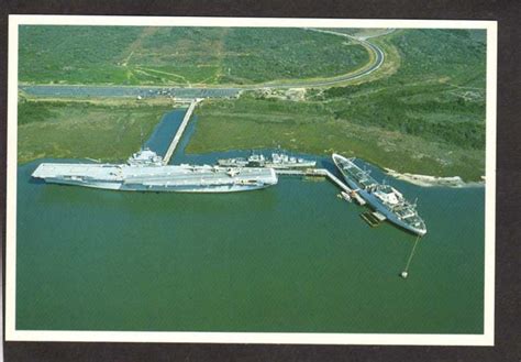 Sc Uss Yorktown Navy Naval War Ship Charleston South Carolina Postcard