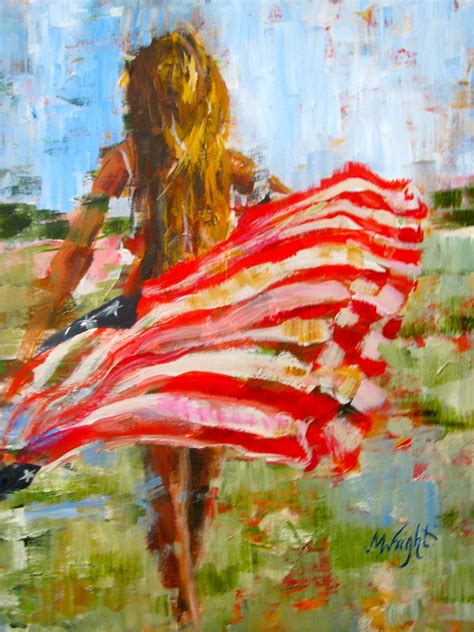 Freedoms Charge Painting By Molly Wright Fine Art America