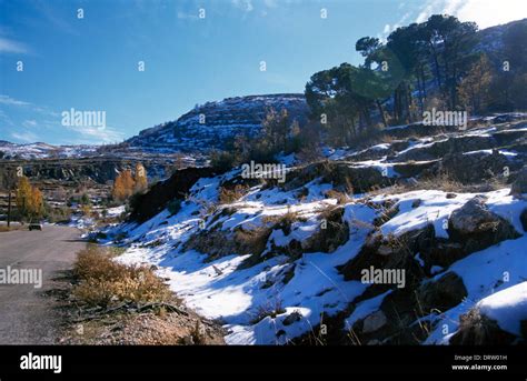 Lebanon Lebanese Mountains Kadisha Valley Snow Stock Photo Alamy