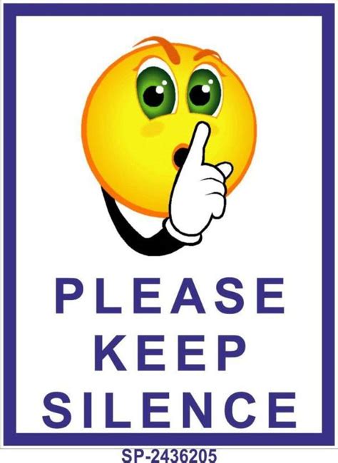 signageshop please keep silence poster emergency sign price in india buy signageshop please