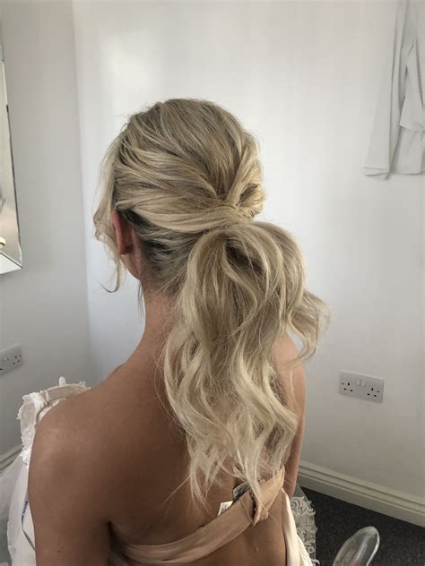 Modern Ponytail Bridal Hair