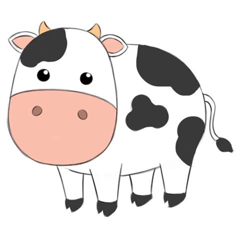 Simple Way To Draw A Cow All About Cow Photos