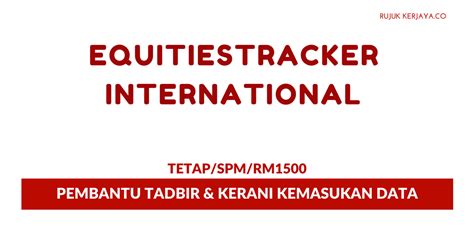Manufacturer's representative in malaysia for a wide range of chemicals and industrial materials. Jawatan Kosong Terkini Equitiestracker International ...