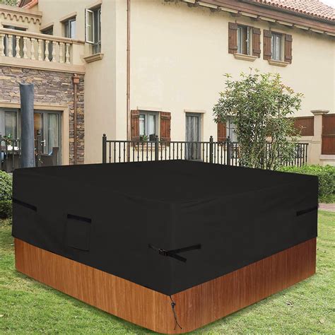 Heavy Duty Outdoor Hot Tub Spa Cover 5 Sizes Waterproof Dust Proof Uv