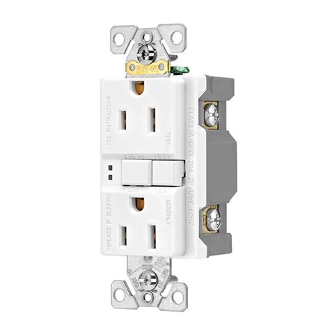Eaton 15 Amp Residential Decorator Outlet White 3 Pack In The