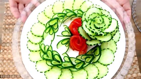 Super Salad Decoration Ideas Vegetable Plate Decoration Video For